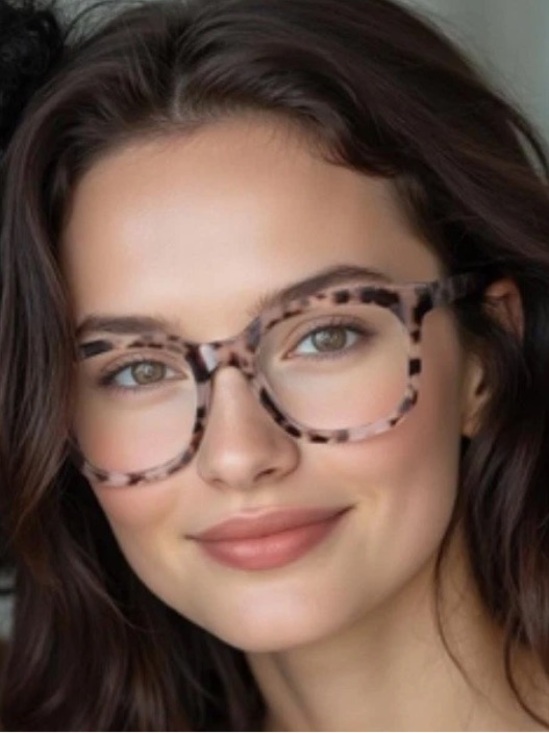 Accessories - Oversized Leopard Women’s Reading Glasses Large Blue Light Computer Readers 2.25
